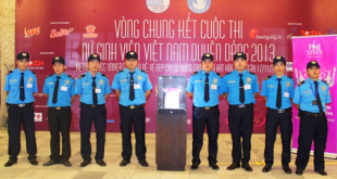 Bảo vệ cuộc thi hoa hậu